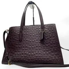 美品　COACH　コーチ　 キャリーオール 2way ショルダーバッグ 本革