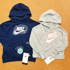 新品！NIKE☆パーカー☆フーディ☆セット90 100 110姉妹①00