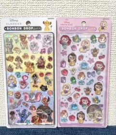 【正規品】ボンボンドロップシール ディズニー クラシック プリンセス　2枚セット