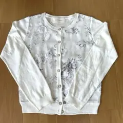 alicia PAGEBOY 花柄カーディガン ホワイトのサムネイル