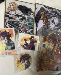 鬼滅の刃 WEBSHOP クジ アクリル色紙 竈門 炭治郎 缶バッジ まとめ売り