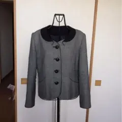 上質千鳥格 ボタン付きジャケット Mサイズ