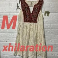 xhilaration アイボリー レースワンピース 【M】
