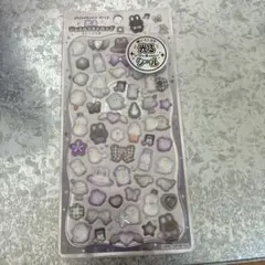 光るジュエルプチドロップ　しろくろドロップ