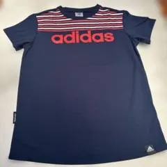 美品　adidasレディースTシャツ ネイビー　Mサイズ