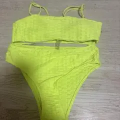 セパレート水着 ビキニ ネオンイエロー Sのサムネイル