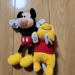 ミッキーマウスとプーさんぬいぐるみセット最終値下げ