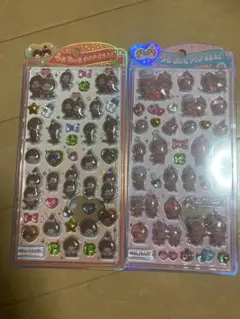 【正規品】うるちゅるポップシール　モンチッチ　2枚セット