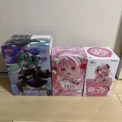 初音ミク　フィギュア　3点