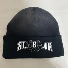 SUPREME true religionビーニー ニット帽 ブラック