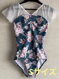 ☆新品未使用☆チャコット☆レディース☆レオタード☆サックスブループリント☆M☆ ☆新品未使用☆チャコット☆レディース☆レオタード☆サックスブルー