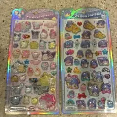 うるちゅる POP SEAL サンリオキャラクターズ　タキシードサム　2種セットのサムネイル