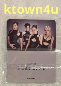 タレントカード BLACKPINK ktown4u 253. BLACKPINK The Album Ktown4U Pre-Order Benefit Photocards