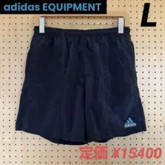 【新品】adidas EQT WOVEN SHORT ブラック アディダス　Lのサムネイル