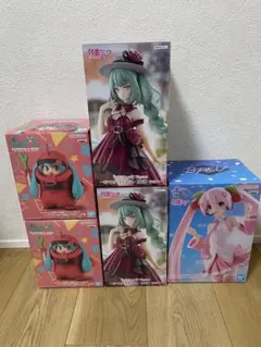 初音ミク　フィギュア　まとめ売り　5体セット
