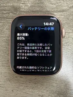 なな様Apple Watch SE 44mm GPS 85% おまけ