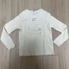 ユニクロ　リブメロウTシャツ　長袖　130