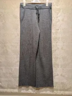 ⭐️モラビト　ニットパンツ美品⭐️ 38 杢グレー色