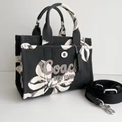 COACHコーチジャストサイズ26cmリボンカーゴトートバッグ - メルカリ