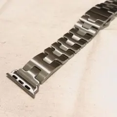 アップルウォッチ用/ステンレススチールブレスレット/シルバー