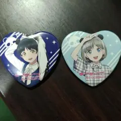 ラブライブ スーパースター 鬼塚夏美 スクフェス ハート型 缶バッジ 6