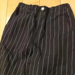 キッズ ストライプ ロングパンツ ネイビー