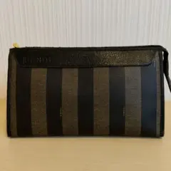 【訳あり】フェンディFendi ペカン柄クラッチバッグ セカンドバッグ