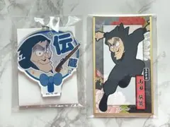 忍たま乱太郎 山田伝蔵 デコうちわキーチェーン Vol.2 D 華絵札