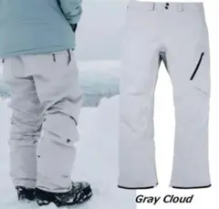 新品未使用タグ付 Burton ak サイクリック パンツ グレークラウド S