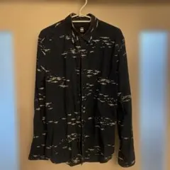 G-STAR RAW 長袖シャツ 総柄 ネイビー Sのサムネイル