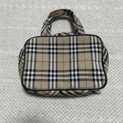 バーバリー ポーチレザー ナイロン BURBERRY ノバチェック - メルカリ