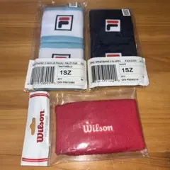 FILA・Wilson テニスリストバンド3点セットのサムネイル