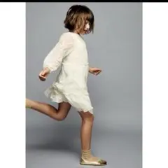 ZARA kids フラワーレースワンピース　サイズ140