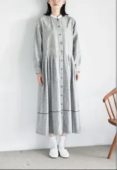 【人気】サニークラウズ ponさんのシャンブレーワンピース L 完売品