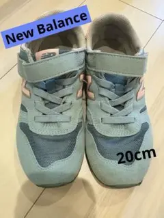 New Balance キッズ スニーカー グレー/ピンク
