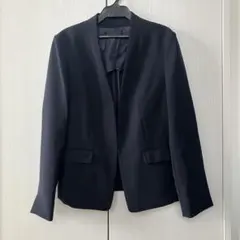 即納　THE SUIT COMPANY ノーカラージャケット パンツスーツ
