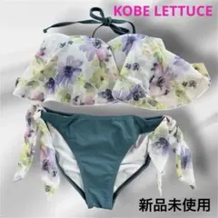 新品！水着 ビキニ ホルターネック レディース リボン 花柄 セパレートのサムネイル