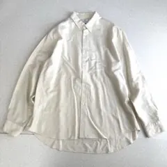 MBハイエンド尾州ウールシャツ(リラックスフィットモデル)サックス