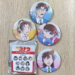名偵探柯南 交易壓克力徽章 4件組
