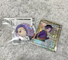 ブルーロック　御影玲央　ばろばろカフェ　缶バッジ　スパニッシュスタイル　カード