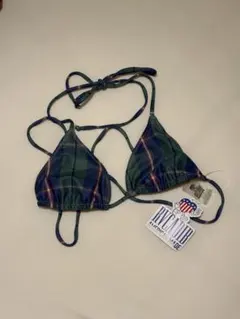 セール★海外★輸入品★新品★RVCA チェック柄 ビキニ　トップ