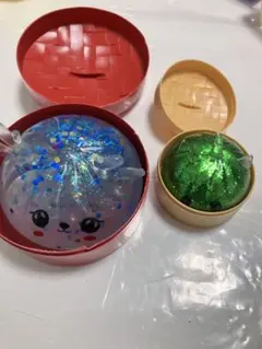 SQUISHY BUN 肉まん スクイーズ BIG ミニ 青・緑