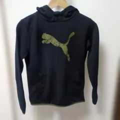 PUMA フード付きパーカー 150サイズ ブラック