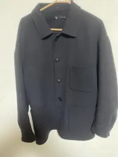 ＋J ウールブレンドオーバーサイズシャツジャケット L