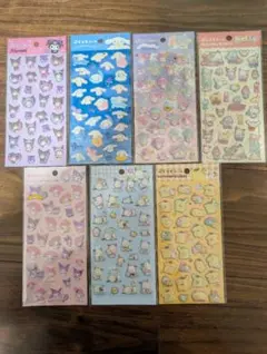 サンリオ　ぷくっとシール 7枚セット