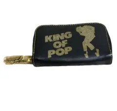 未使用 マイケル ジャクソン 財布 オフィシャル レア KING ピンク 希少