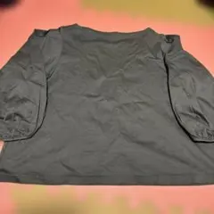 UNIQLO グリーン 五分袖 トップス　M