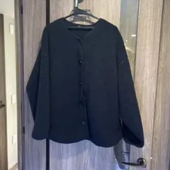 ユニクロ　ボアフリースリラックスカーディガン