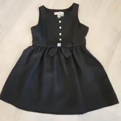 黒のノースリーブワンピース　120cm