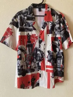 SHEIN オープンカラーシャツ